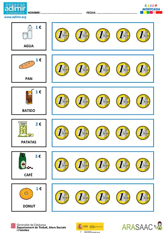 Comprar con euros | Adimir