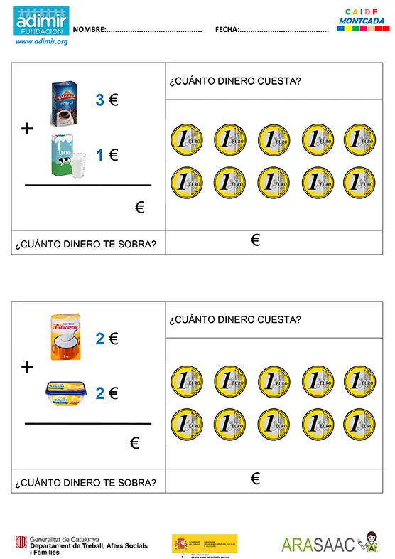 Problemas con euros | Adimir