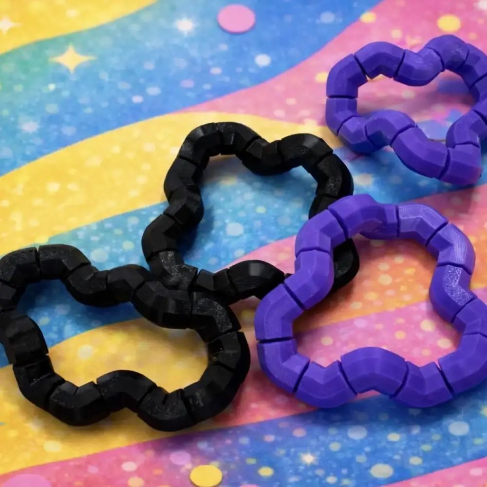 Cadena flexible para doblar y manipular con las manos.