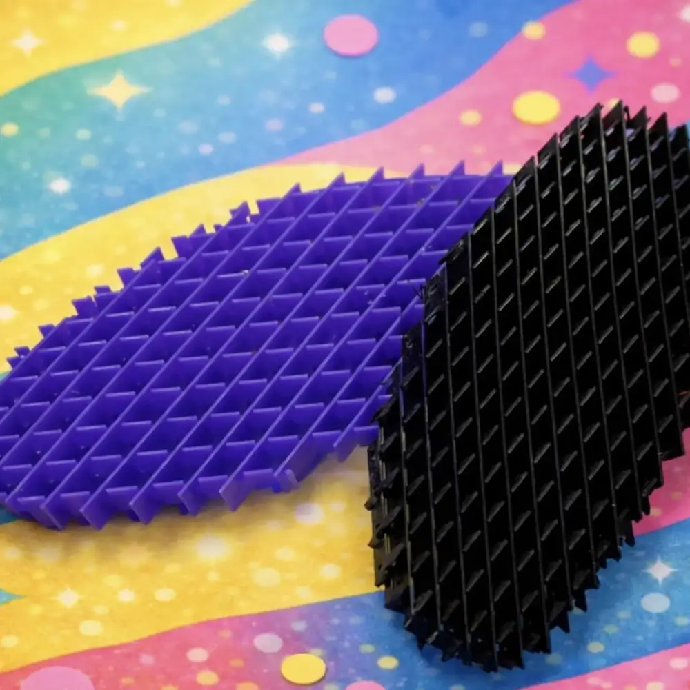 Superficie con textura para presionar y relajarse.