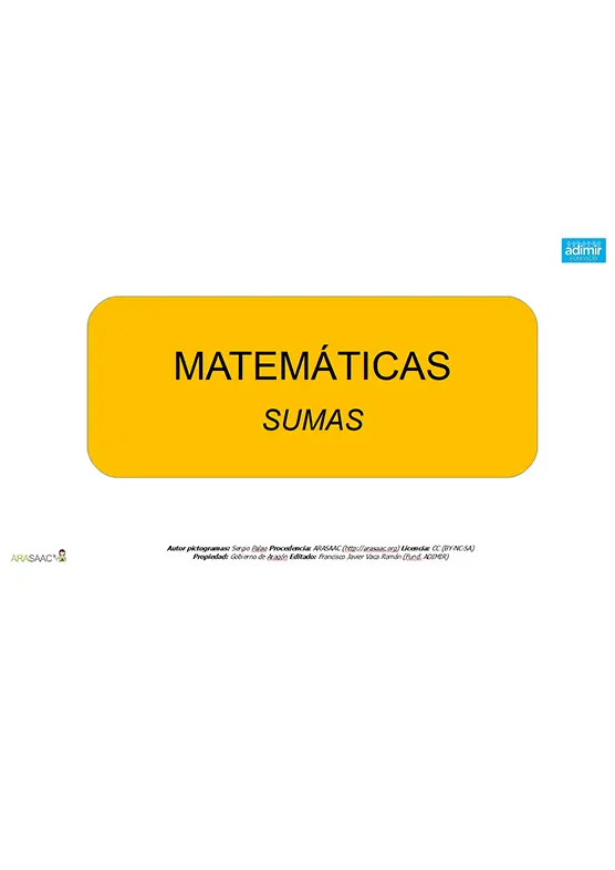 Power point: sumas y restas | Adimir