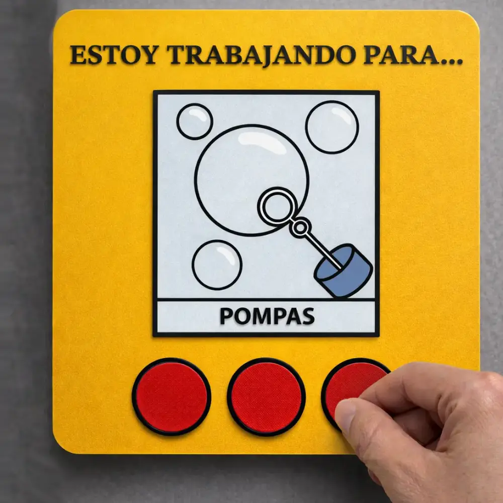 Tablero visual para reforzar la motivación, favorecer la autorregulación y hacer visible el progreso en una tarea o conducta.